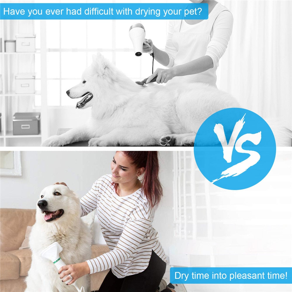25% OFF + FREE SHIPPING 🔥 Portable  2 In 1 Dog Hair Dryer