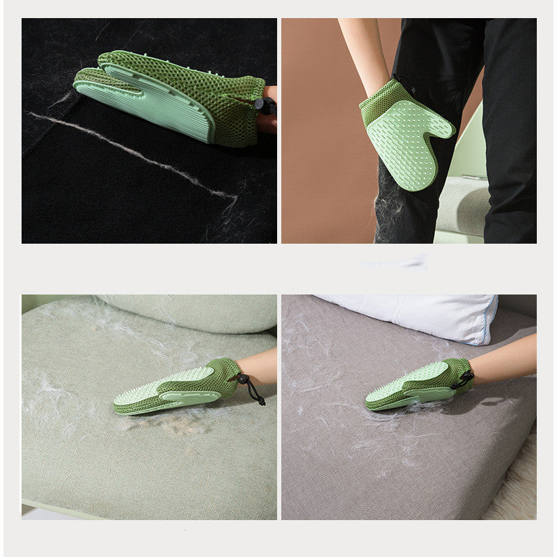 Silicone Massage Gloves  Groom & Relax Your Pet (20% OFF) 🧤 +FREE SHIPPING